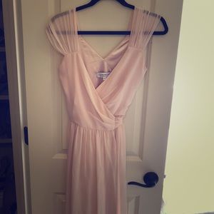 Bridesmaid wrap dress